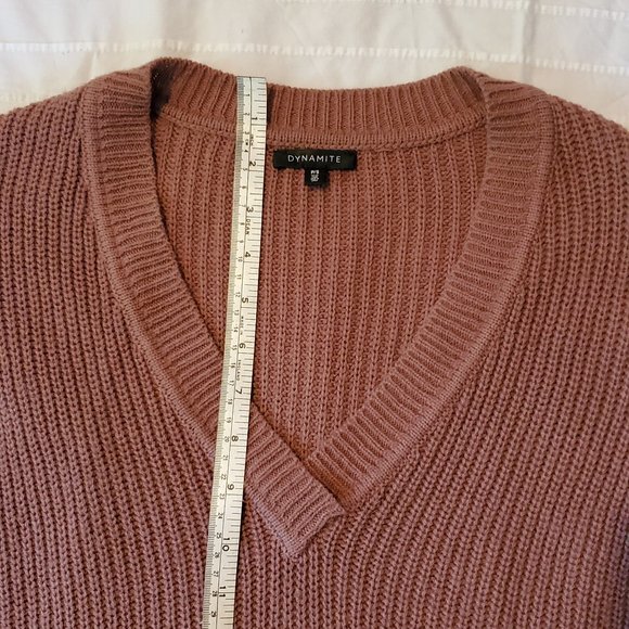 Dynamite Scallop-Edged Sweater, Size S - Picture 5 of 8